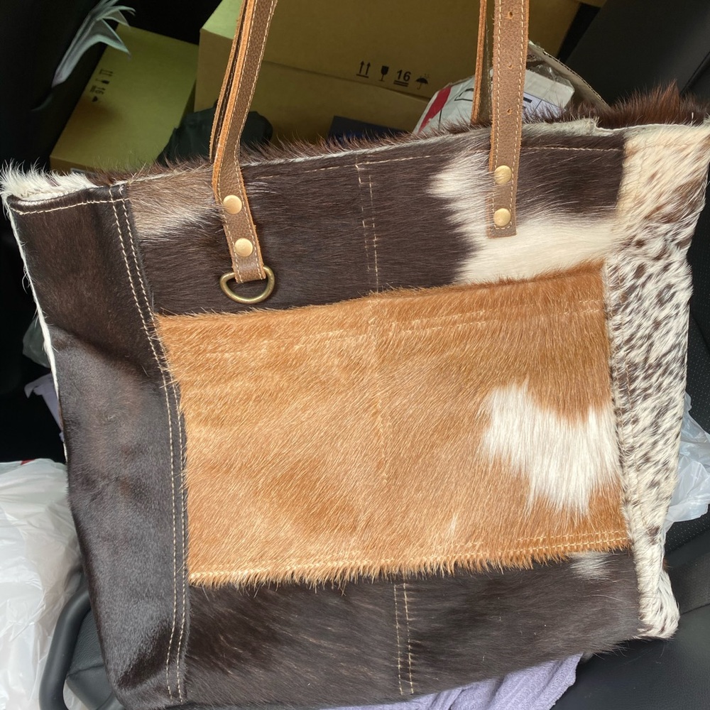 Myra Bag Cowhide Tote